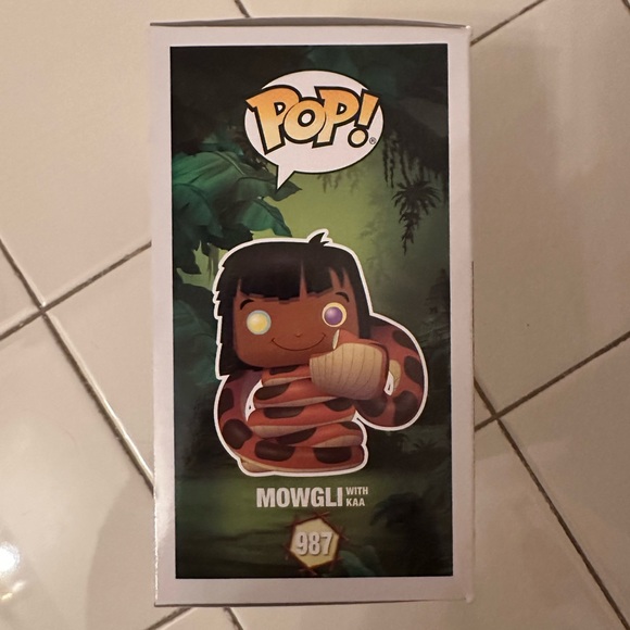 The Jungle Book Funko Pop! Mowgli with Kaa (Disney) - Picture 4 of 9